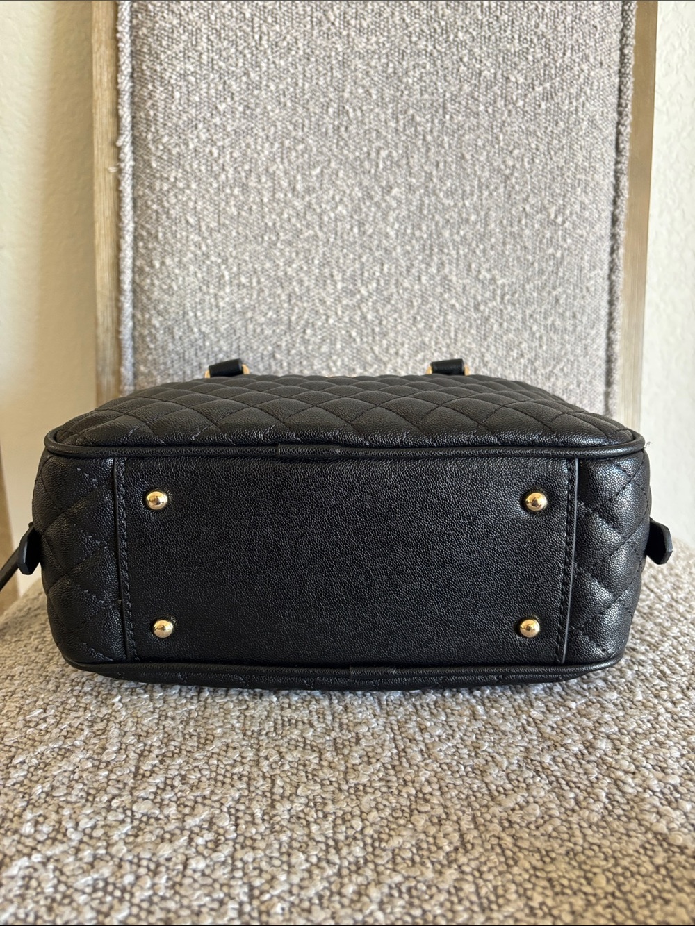 Guess Atabey Quilted Box Satchel Bag w/ Detachable Adjustable Strap New - Picture 13 of 16